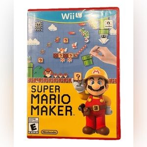 Super‎ Mario Maker Nintendo Wii U (2015) Missing Manual